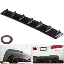 Shark Fin 7 Wing Lip Diffuser Rear Bumper Chassis 33 Carbon Fiber Abs Universal Shark Fin 7 Wing Lip Diffuser Rear Bumper Chassis 33 Carbon Fiber Abs Universal