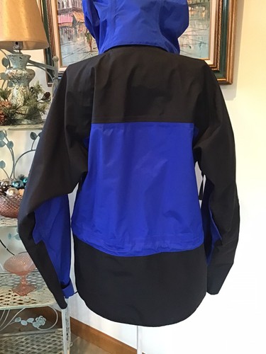 Giacca e cappuccio parka vintage anni '90 Marmot Mountain Works taglia S blu reale nero - Foto 6 di 17