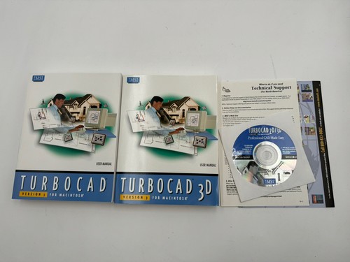 TurboCAD 2D/3D Version 3 for Macintosh IMSI Used 1992 Vintage - Picture 3 of 3