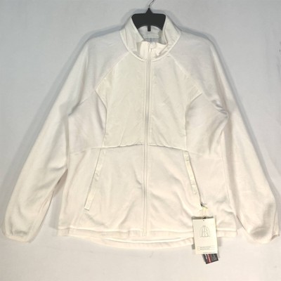 All In Motion Polartec Fleece Jacket Womens XXL Fleece Full Zip Ivory