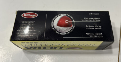 Wilson Ultra Titanium Distanza Massima Oro Manicotto di (3) Palline da Golf #5 - Foto 8 di 8