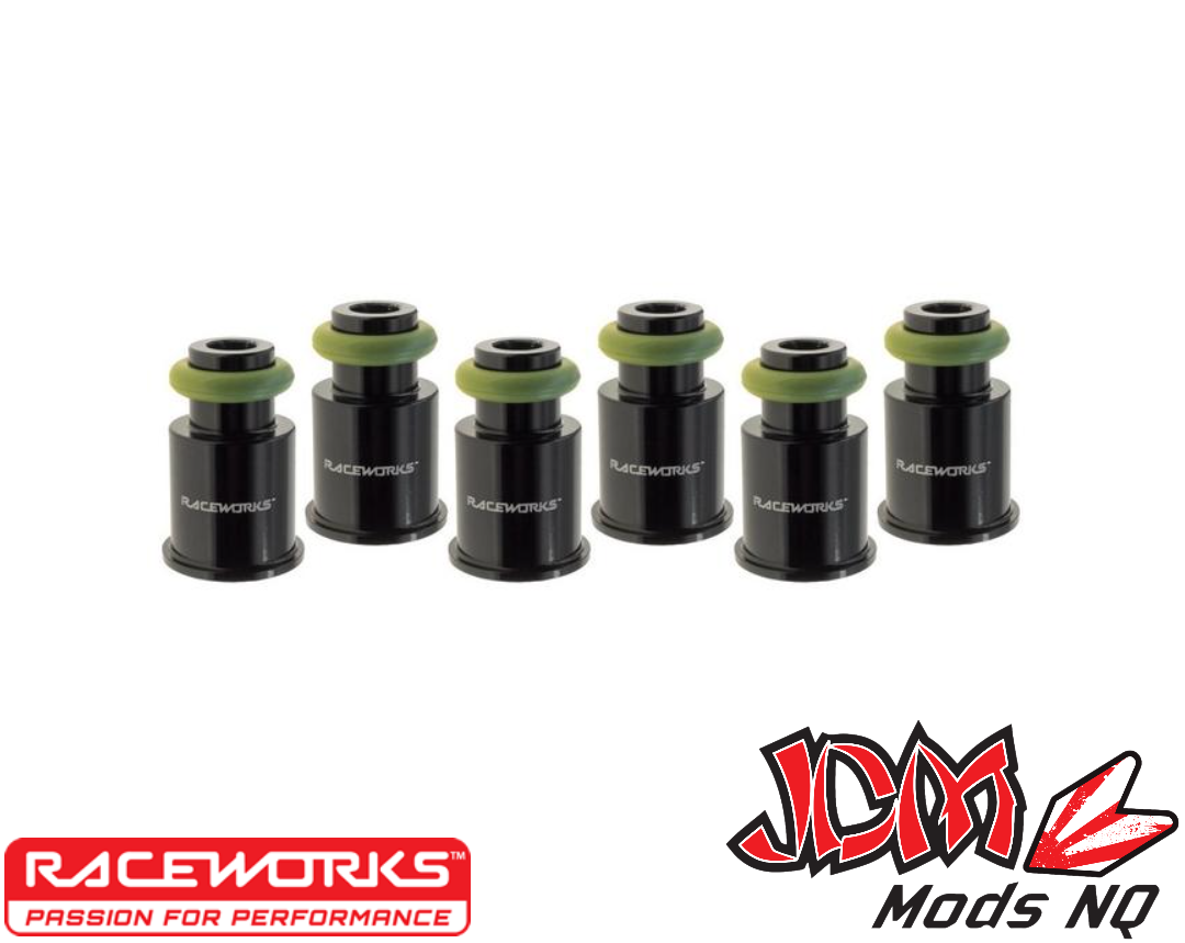 Raceworks 6pk Injector Extension Short to 3/4 14mm-11mm ALY-105BK-6 | eBay