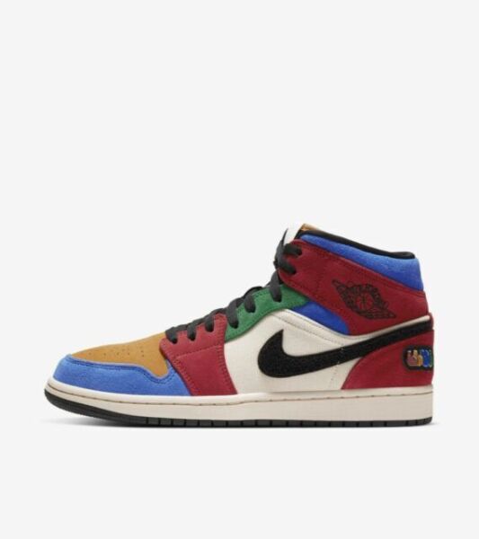 Size 11 - Jordan 1 Mid x Blue The Great Fearless 2019 for sale 