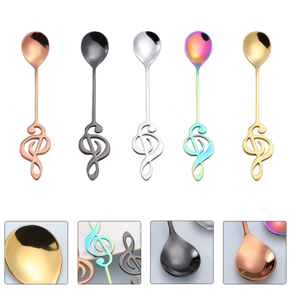 5 Pcs Home Tableware Coffee Spoons Milk Jug Bar Accessories Stirrer Baby