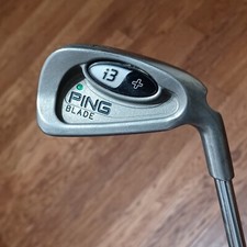 PING i3 Plus 4 IRON Green Dot RH Steel Shaft. Pre-Owned