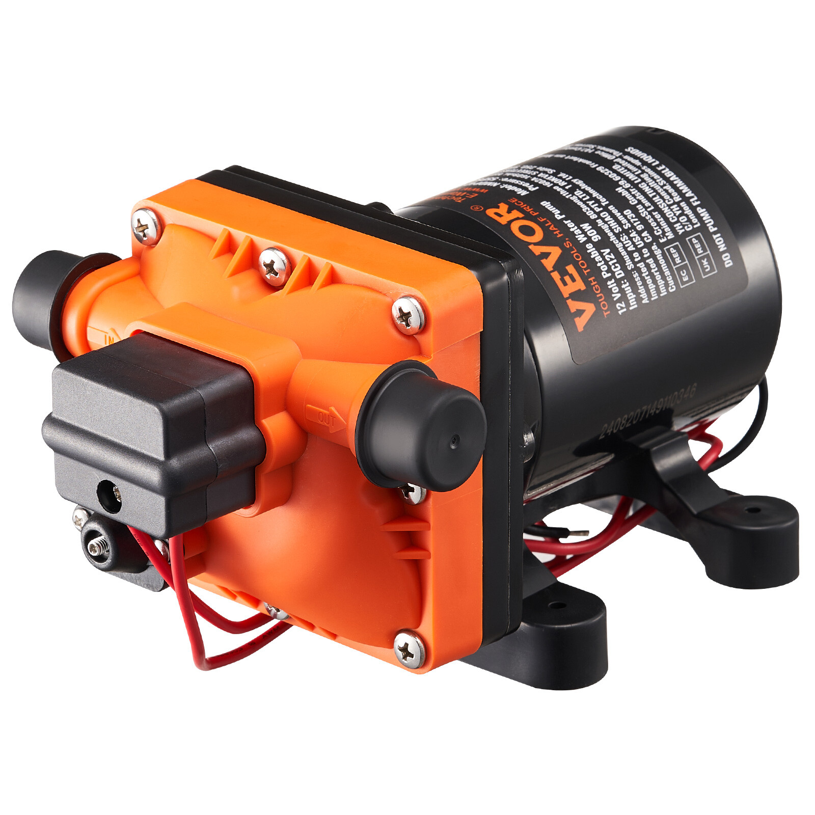 Pompe à membrane VEVOR 12V pour l'autonomie en camping-car et van aménagé