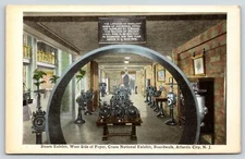 Atlantic City NJ Boardwalk~Crane National Steam Exhibit~Machinery~Pipes~1920s 