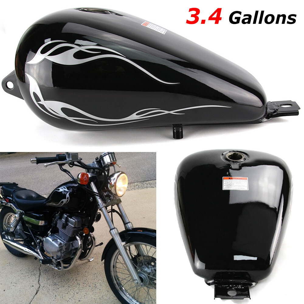 Flame 3.4 Gallons Fuel Gas Tank For Honda Rebel 250 CMX250C 1985