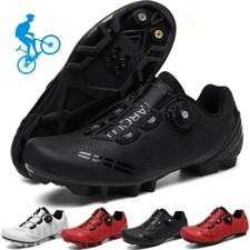 Hombres Zapatos de Ciclismo de Carretera Aire Libre Bicicleta de Montaña Zapatos Autobloqueantes Bicicleta Tenis