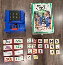 Vintage Sesame Street 1973 Marble Computer Game Near Complete With Box.
