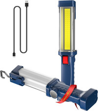 LED Work Light Rechargeable, Portable Mechanic Trouble Light with1200 Lumens, CO