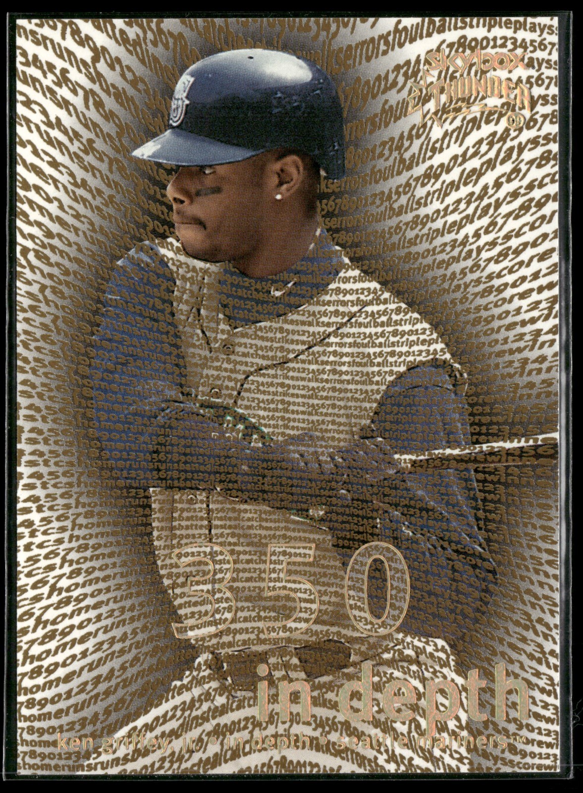 KEN GRIFFEY JR 1999 Skybox Thunder In Depth #5 of 10 ID