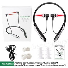 Tinnitus Relief Earplug Nose Nasal Rhinitis Red Light Cold Laser Therapy Device