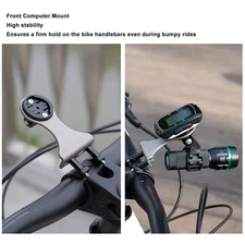 Front Computer Mount Ti Alloy Handlebar Extension Stopwatch Bracket Holder