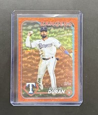 2024 Topps Series 2 - Ezequiel Duran #555 Orange Foil /299