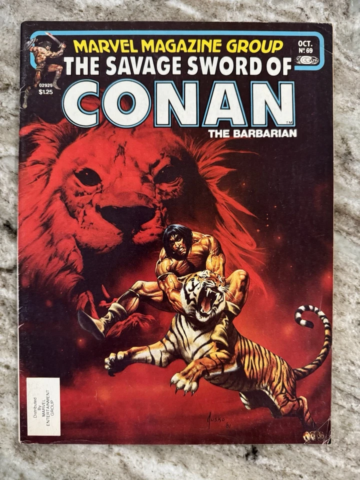 The Savage Sword of Conan the Barbarian #69,70,73 Marvel Magazine 1981-82 🔥 - Image 2 of 4
