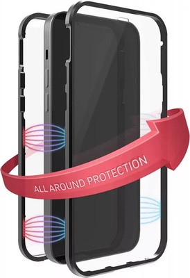 Black Rock 360° Full Cover Glass Case Apple iPhone 12 Pro Max, Hülle, 192172