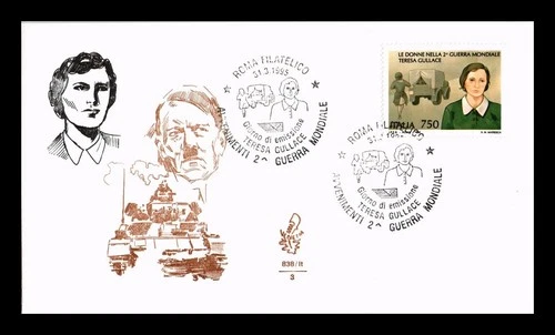 Dr Jim Stamps Italy Teresa Gullace Women in World War II Series First Day Cover