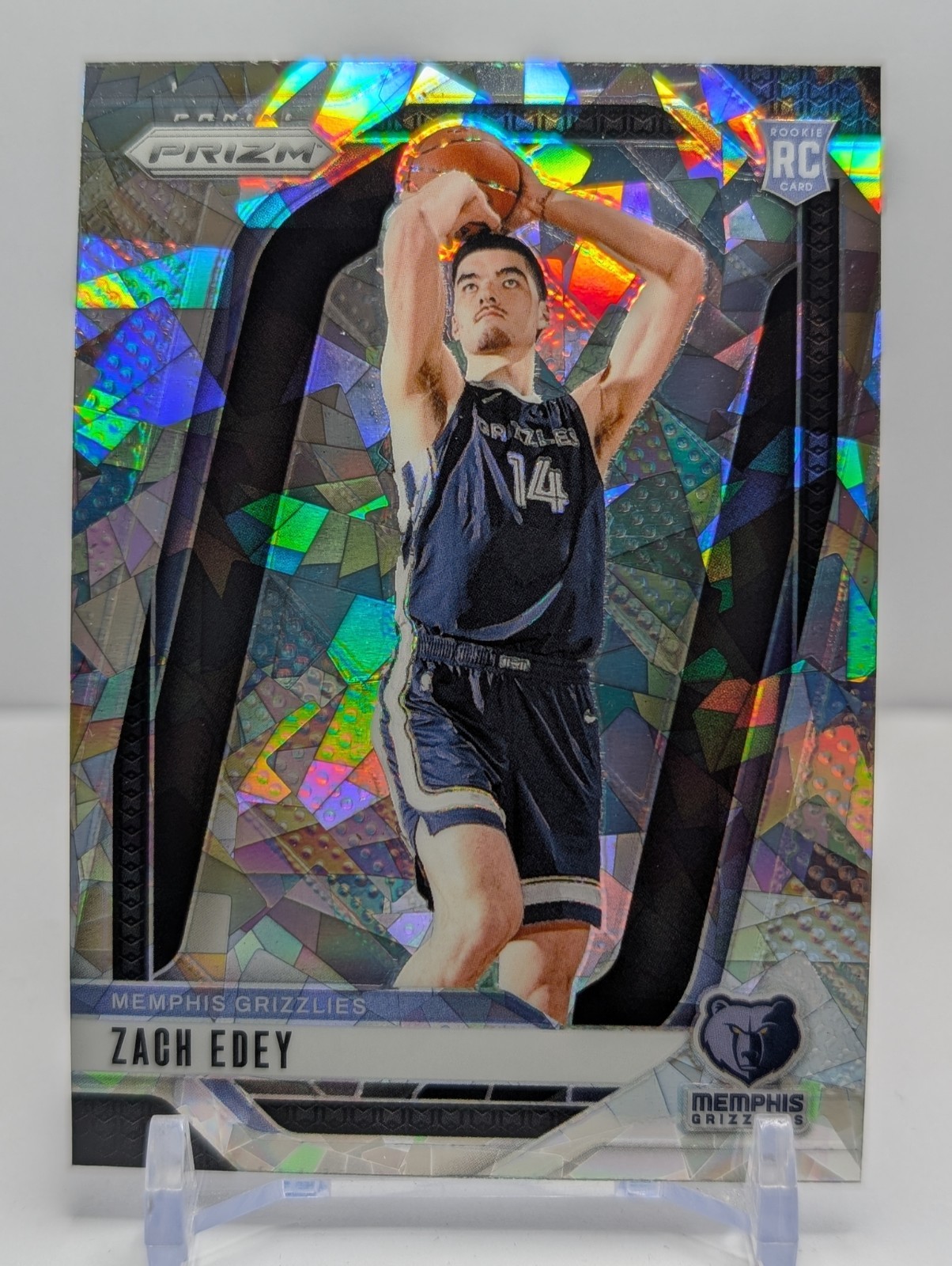2024-25 Panini Prizm - Zach Edey #249 Ice Prizm (RC)