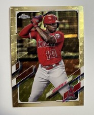 2021 Topps Chrome #5527 Justin Upton Superfractor 1/1 Angels