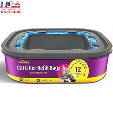 Cat Litter Refill Bags Pet Genie 7 Layer Odor Control Fresh Home Supply New
