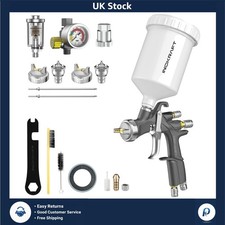 D1 LVLP Paint Gun Kit - Effortless Spray for Cars & DIY Projects, 1.3/1.5/1.7mm