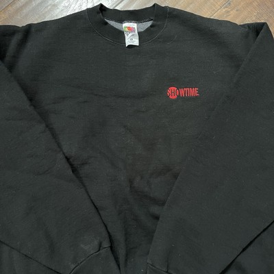 Vtg 90s Showtime TV Network Embroidered Crewneck Sweatshirt XL Promo HBO Movie