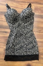 Marilyn Monroe Intimates Black Control Slip Size 2X