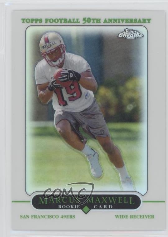 2005 Topps Chrome Refractor Marcus Maxwell #205 Rookie RC 1s7