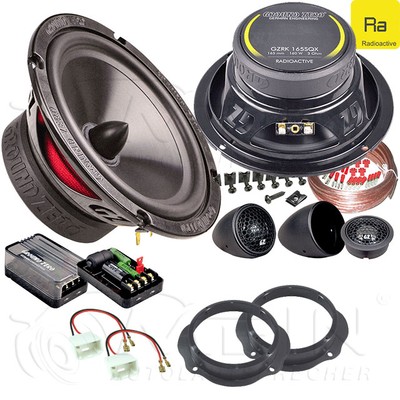 GROUND ZERO LAUTSPRECHER für FORD KUGA I 2008-2012 Front Tür 2-Wege 190W #ATRU