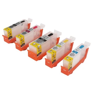 5PCS Ink Cartridge 4 Colors PP Intelligent Chip Large Capacity Printer For Docum