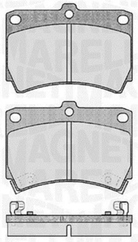 Für MAGNETI MARELLI 363916060286 HAM PADS. KIA RIO