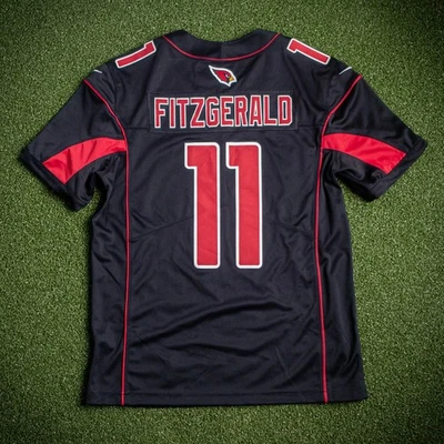 Larry Fitzgerald Cardinals Nike Vapor Limited Black Authentic NFL Jersey Size M - Image 1 of 4