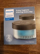 Philips Quick Clean Pod Cartridge 5.41 Fl Oz Pack of 2 Shaver Cleaning Solution
