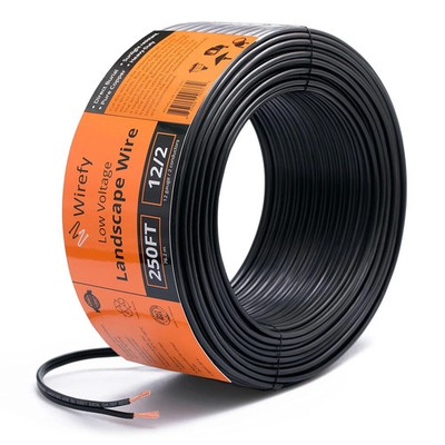 Wirefy 12/2 Low Voltage Landscape Wire 250 ft | Low Voltage Landscape Lighting W