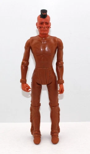 Marx Johnny West Fighting Eagle Caramel, post 72' in Played w/ Condition HTF