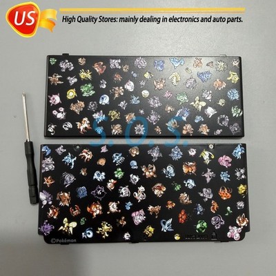 Top + Bottom Plates Cover Housing Shell Faceplate Case For Nintendo New 3DS 2015