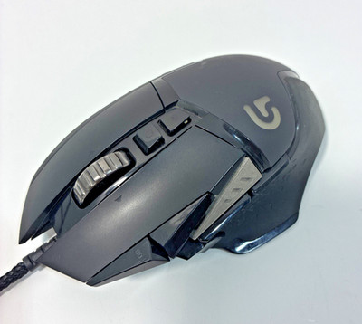Logitech G502 Proteus Spectrum Wired Gaming Mouse w/ Weights. Tested Works Read!