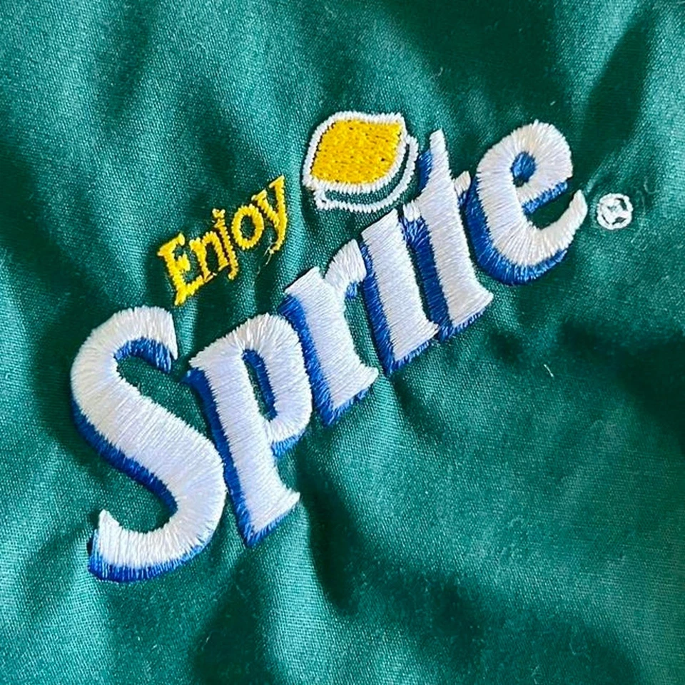 Rare 90s Sprite  Mv Sport Green Windbreaker Jacket - Image 3 of 4