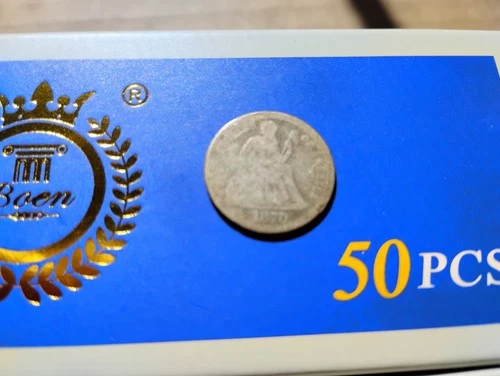 1870 Seated Liberty Dime 10 Cents Good Condition