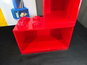 RARE LEGO Display! 2 Piece Brick Shelf Set 12X6  & 6X6 Red NEW IN BOX #4117