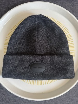 Alexander Wang Dome Logo Ribbed Beanie 