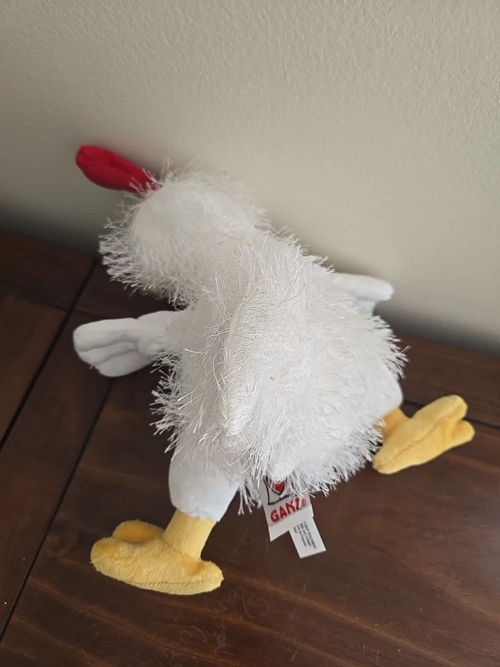 Ganz Webkinz Chicken Plush Bird 8" HM205 No Code - Image 3 of 4