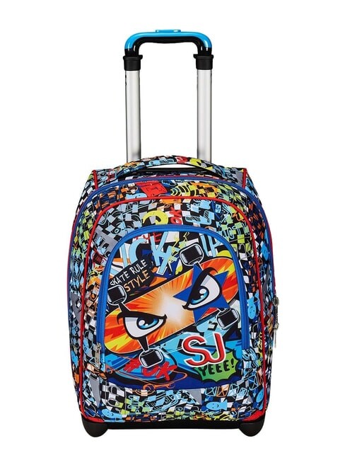 ZAINO TROLLEY SJGANG facce da sj! big zaino trolley  2 r TURCHESE FLUO ND  scelt