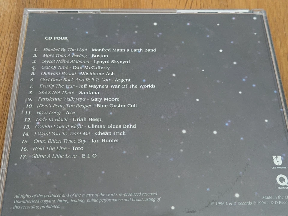 Various Superhits of Rock 1965-1979 CD 4 L & D Records Boston Lynyrd Skynyrd ELO - Bild 4 von 4