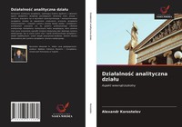 Alexandr Korostelev | Dzia¿Alno¿¿ Analityczna Dzia¿U | Taschenbuch | Polnisch