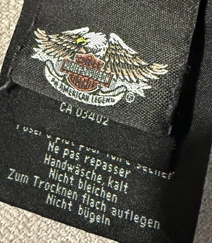 Harley-Davidson All Over Beanie Flame Fire Cap Black Orange Men Hat Bike - Image 3 of 4