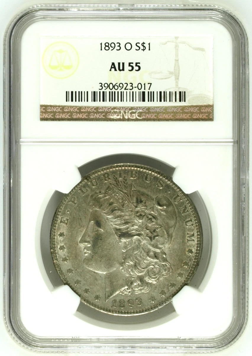 AU 55 Graded 1893 Year Morgan US Dollars (1878-1921) for sale | eBay