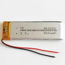 3.7V 500mAh 402060 Li-polymer Rechargeable Battery LiPo Cell For MP3 DVD GPS PDA