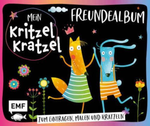 Thumbnail - Mein Kritzel-kratzel-freundealbum Zum Eintragen, Malen Und Kratzeln